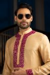 Beige Kurta with Pants