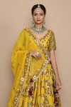 Mustard Lehenga with Choli and Dupatta