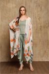 Tropical Printed Cape with Singlet and Dhoti